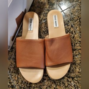 Brand new Steve Madden slip on sandals